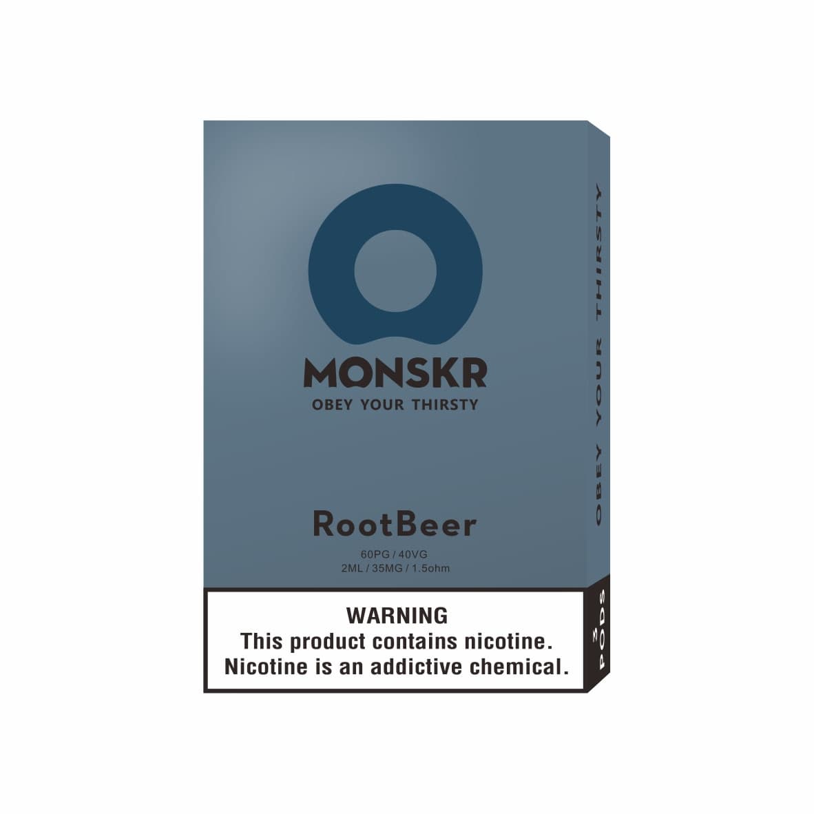 MONSKR 蒙斯科 大嘴怪 一代煙彈 麥根沙士 (1盒3入)