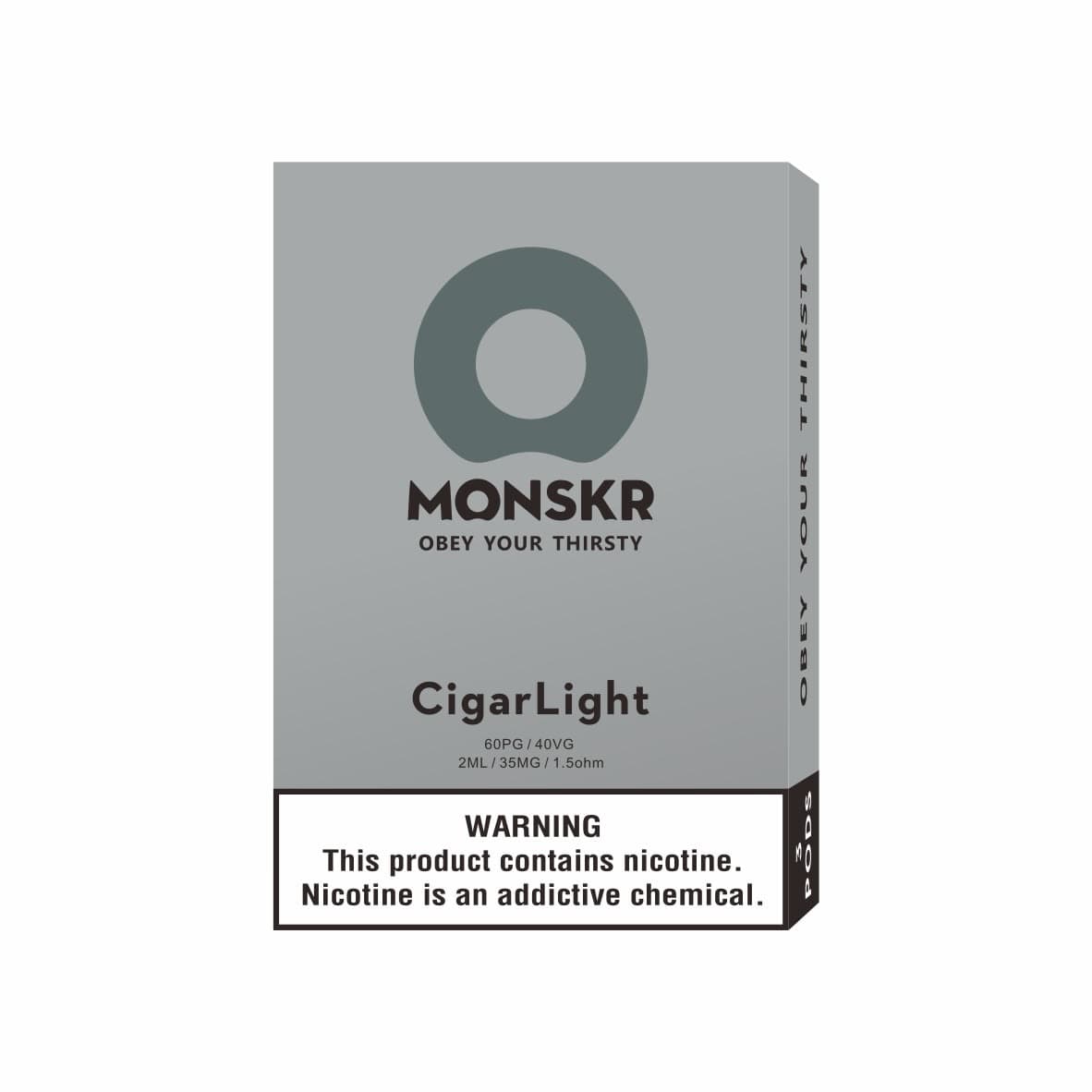 MONSKR 蒙斯科 大嘴怪 一代煙彈 日式淡菸 (1盒3入)